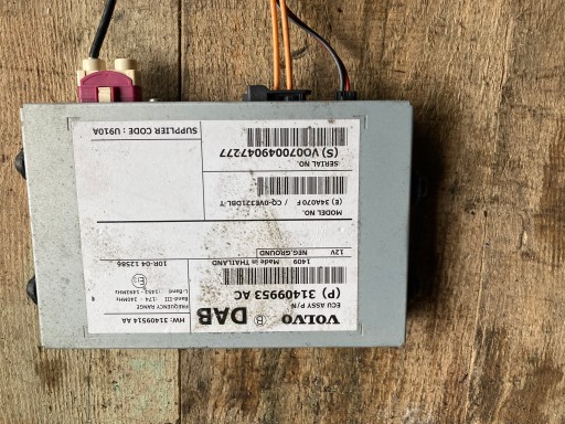 VOLVO S60 тюнер радио модуль 31409953