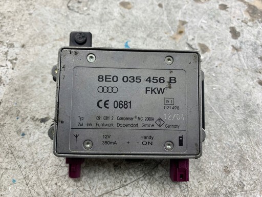 AUDI A4 B6 B7 module antenna amplifier 8E0035456B
