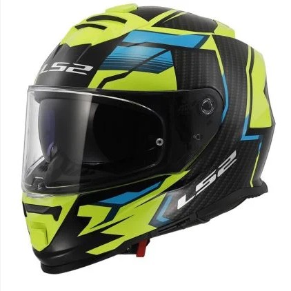 LS2 FF800 Storm II Tracker H-V Желтый шлем, размер XL