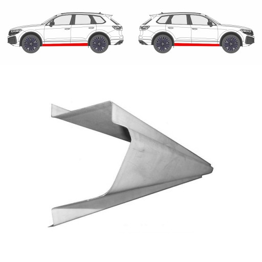 Autobig-14261 - Ремонт порогів OPEL MONTEREY 5D 92-99 L=R