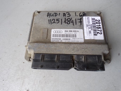 12518407 - Компьютер audi a3 8l siemens 06a906033a