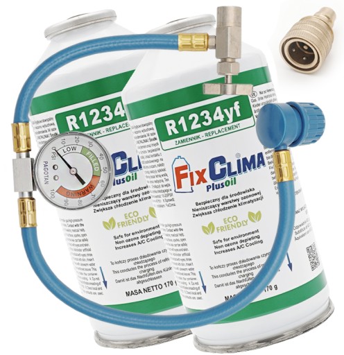 Комплект для заправки кондиционера R1234YF 340G