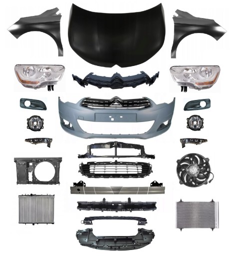 7104HH - CITROEN C4 10- РЕМЕНЬ БАМПЕР КАПОТ КРЫЛО ФАРА