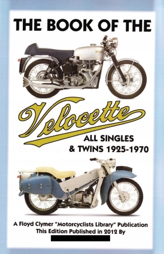 Velocette 1925-1970 руководство по техническому обслуживанию и eks