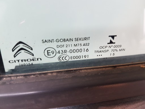 C4 GRAND PICASSO II Tür links heck KTPD