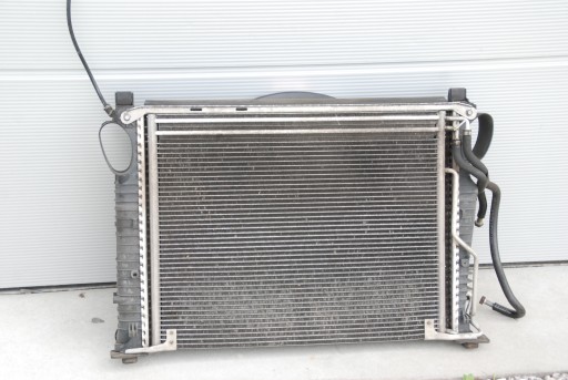 Комплект радиатора, вентилятор радиатора, mercedes sl350 r230