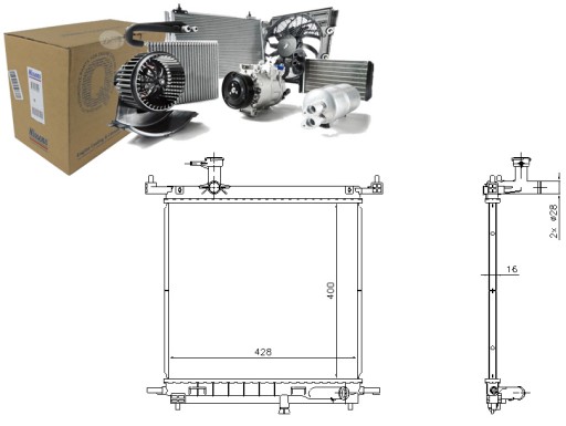 NIS68770/RS7 - РАДІАТОР ДВИГУНА NISSENS NIS, 68770