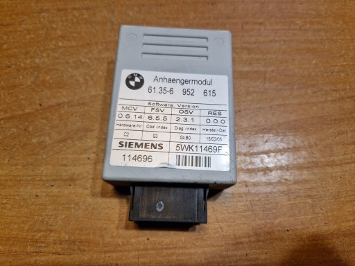 Модуль контроллера фаркопа bmw 7 e65 e66 e60 e61 6952615