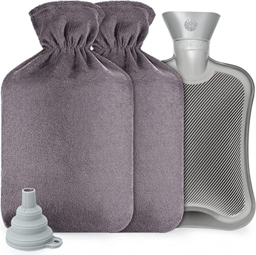 Грілка гумова відтінки сірого Anstore 2л