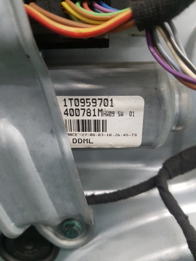 ELE mechanism windows left front VOLKSWAGEN TOURAN 1 7200223 1T0959701