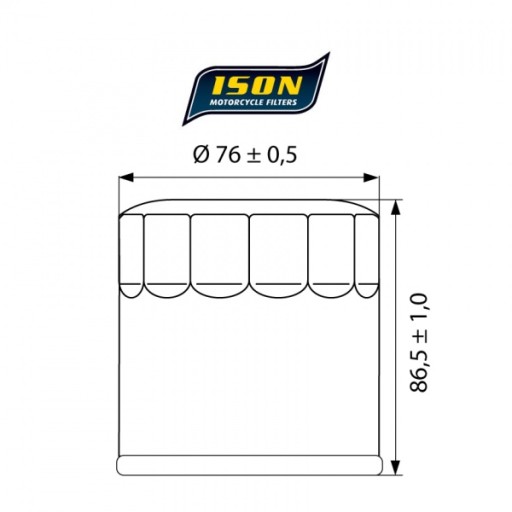 ISON 551 Olejový filter
