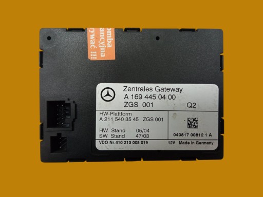 modulo GATEWAY A1694450400 Mercedes-Benz A-klasa II (2004-2012) W169