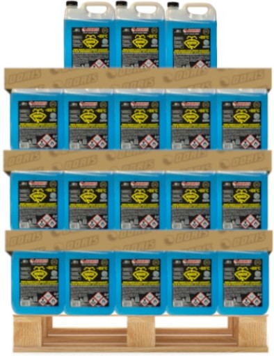 DORIS WINTER WASHER FLUID -22C PALLET 5L x 124 МЕТАНОЛ