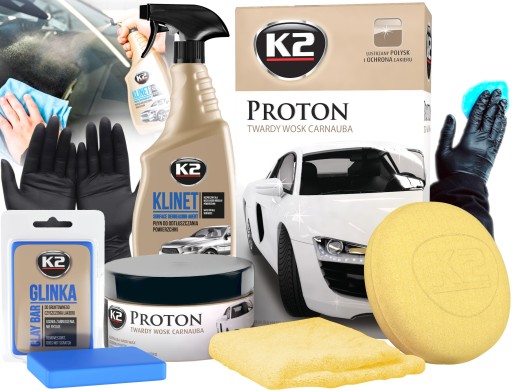K2 PROTON КЛІНЕТ ДЛЯ ЗНЕЖИРЮВАННЯ ФАРБИ ВОСК Віск АПЛІКАТОР ГЛИНА