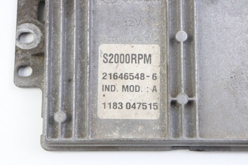RENAULT LAGUNA II module control unit of the engine 1.6 16V 8200164728 8200153837