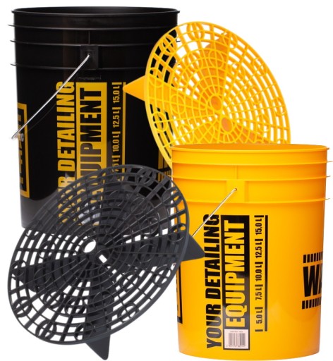 НАБОР ВЕДРОВ ДЛЯ РАБОЧИХ ВЕЩЕЙ Набор из 2 ведер для мытья и ополаскивания с разделителями