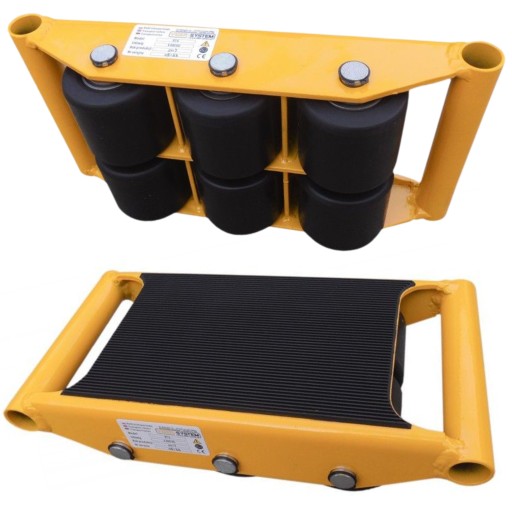 ТРАНСПОРТНІ РОЛИКИ 6000кг ТРАНСПОРТНА ПЛАТФОРМА 6Т ДЛЯ МЕБЛЕВИХ МАШИН RT6