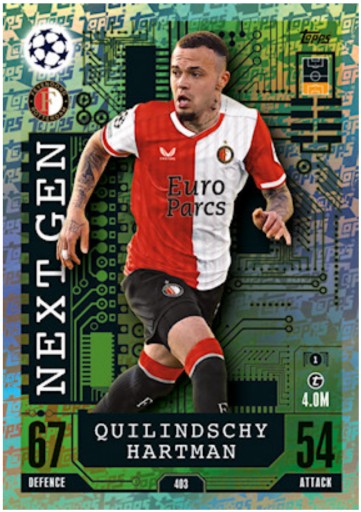 Topps Match Attax 23/24 - NEXT GEN - 403 QUILINDSCHY HARTMAN