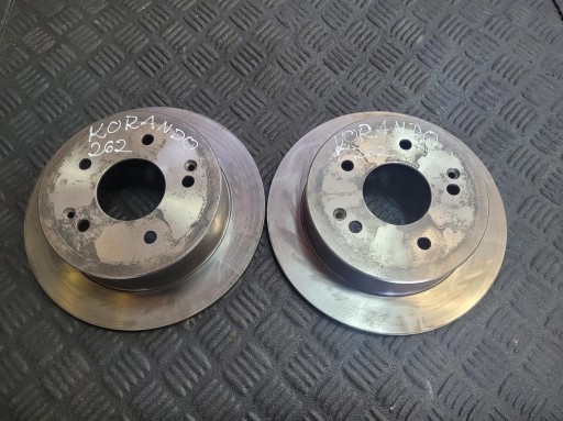 discs rear part rear. KOMPLET 284MM SSANGYONG KORANDO III 3 LIFT 2.2 D XDI