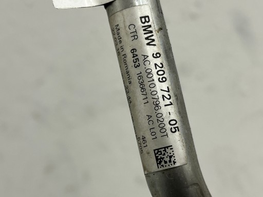 crijevo cijevčica prijenos klimatizacije BMW F40 F44 MINI F55 F56 57 F60 9209721