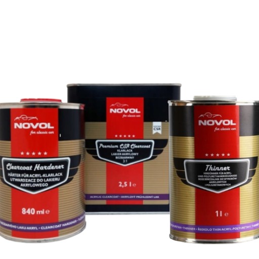 NOVOL CSR CLEAR COAT 3,3 л + РОЗРІБНЮВАЧ
