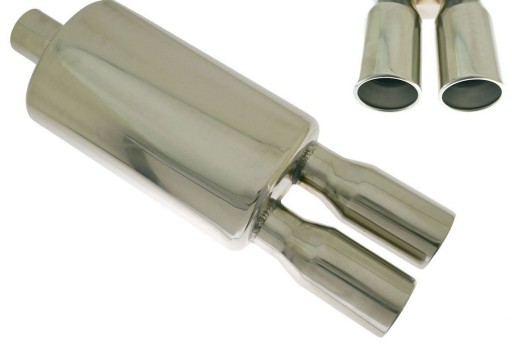 TW-TL-038 - Спортивний глушник 2 x 76 мм 2,5