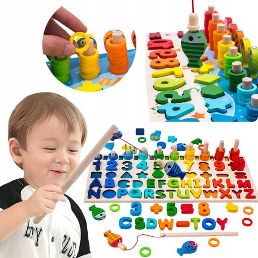 НАСТОЛЬНИЙ НАВЧАЛЬНИЙ ПАЗЛ НАВЧАЄМОСЯ ЛІЧИТИ РИБ