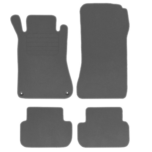 MERCEDES CLK W209 велюровые коврики комфорт серый