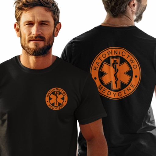 Pánske tričko Záchranná zdravotná služba Eskulap pre Záchrannú zdravotnú službu XXL