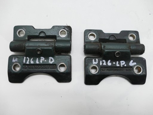 MERCEDES S W126 hinges door left front KOMPLET