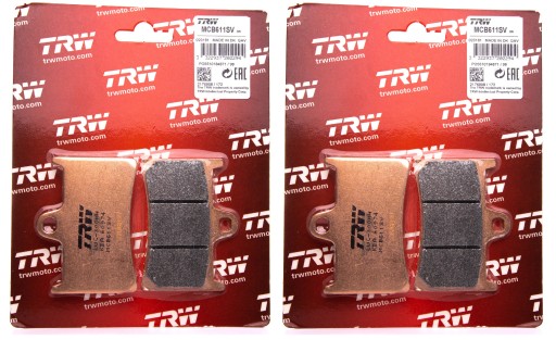 MCB611SV - Тормозные колодки TRW YAMAHA YZF-R1 04-06 передние