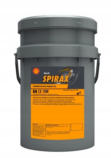 Трансмісійне масло shell spirax s4 cx 10w (20л)