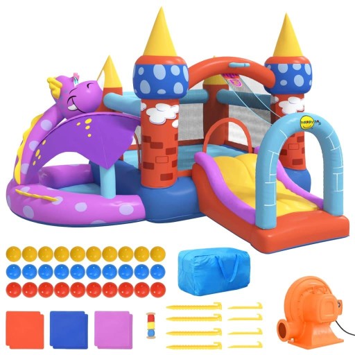 Пластиковий дитячий будиночок HappyHop на 3 роки +