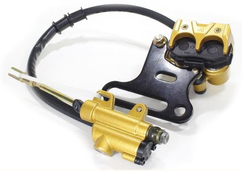 75775 - ТОРМОЗНЫЕ КОЛОДКИ KPL CROSS 125 ЗАДНЯЯ СИСТЕМА СУППОРТ КОЛОДКИ