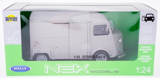 CITROEN TYPE H MODEL METALOWY WELLY 1:24 SZARY (5906952811310