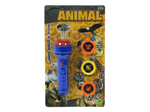 Проектор на батарейках, 24 картинки, тварини