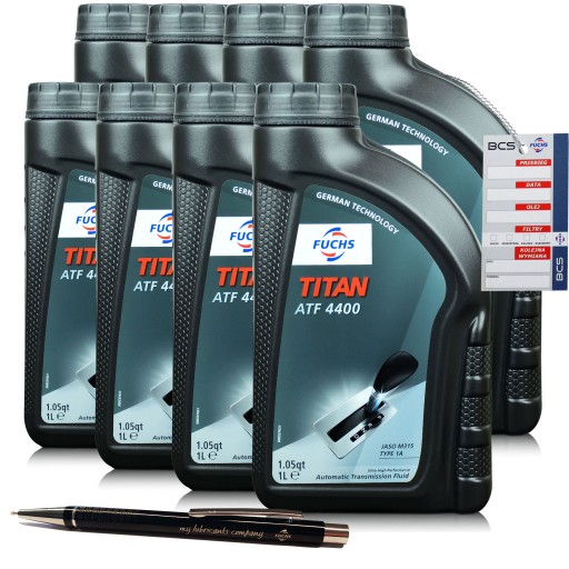 8 литров fuchs titan atf 4400 - масло акпп - 8л