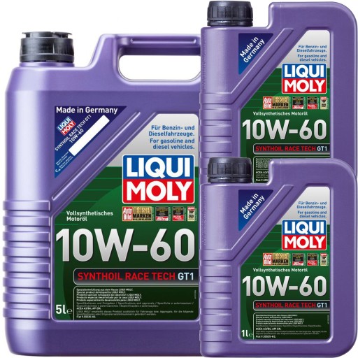 LIQUI MOLY SYNTHOIL RACE TECH GT1 10W-60 7л 8909