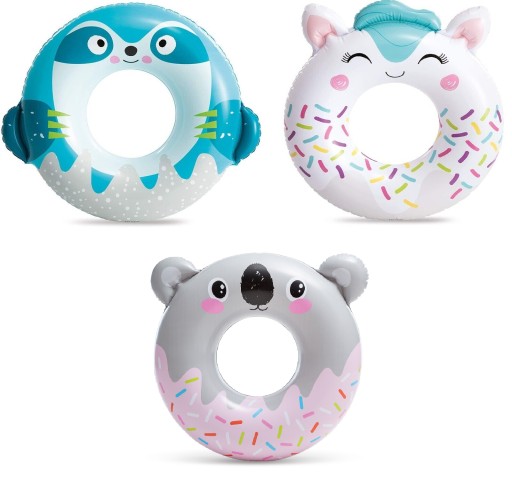 INTEX 59266 Кільце для плавання pet рожевий 6+