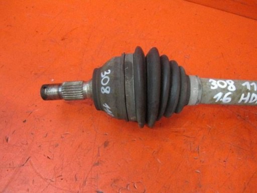 PEUGEOT 308 and 1 T7 1.6 HDI 9HP CITROEN C4 B7 semi-axis right front 9661107280