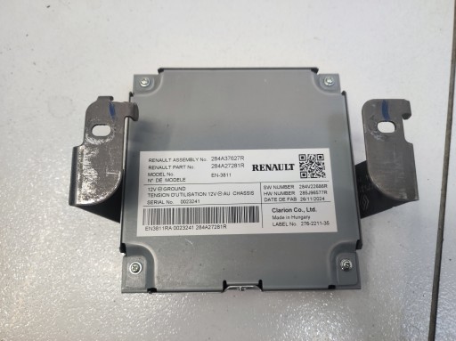 284A37627R 284A27281R - Модуль керування підйомником renault clio 5v