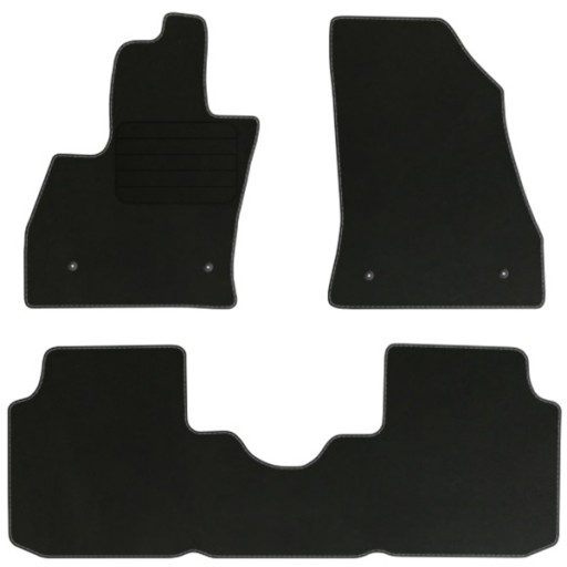 FIAT 500L 2012-2017r коврики велюр черный комфорт