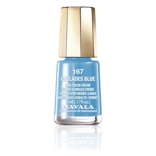 Lak na nechty Mavala Nail Color Cream 167-cyclades blue (5 ml)