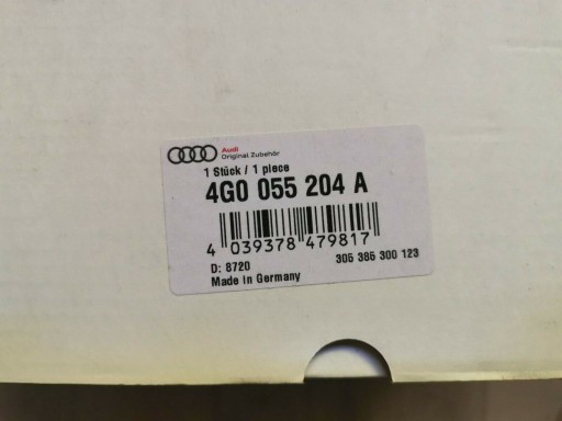 Буксировочный комплект audi a6 4g0055204a 4h0907383c