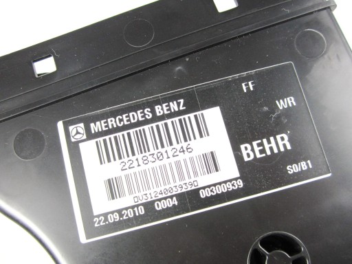 Bouches buses spod Siège Droite Mercedes W221 Lift