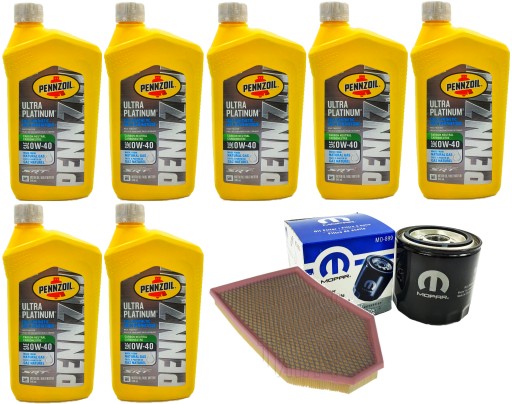 PENNZOIL 0W40 SRT + ФІЛЬТРИ CHALLENGER V8 2011-21