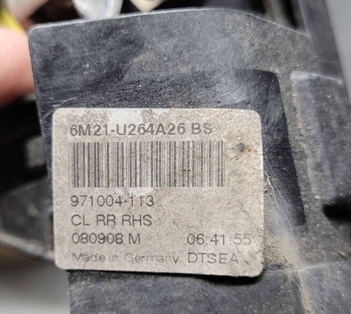 lock door right rear part FORD S-MAX C-MAX MONDEO