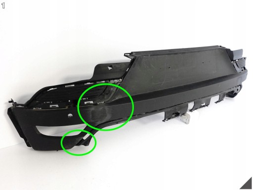 RENAULT CAPTUR II 2 19- bumper SPOILER cap accessories rear part *PDC*