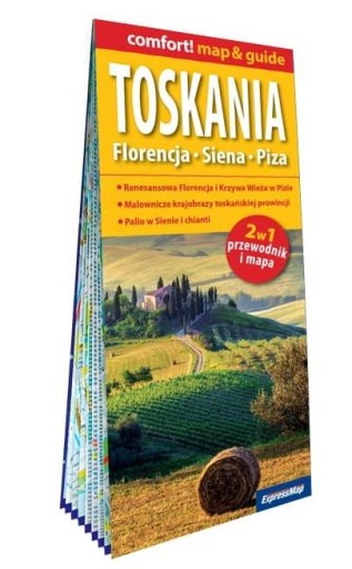 COMFORT! MAP&GUIDE TOSKANIA. FLORENCJA 2W1 W.2023 PRACA ZBIOROWA