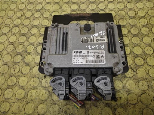 PEUGEOT 307 control unit of the engine 0281011803